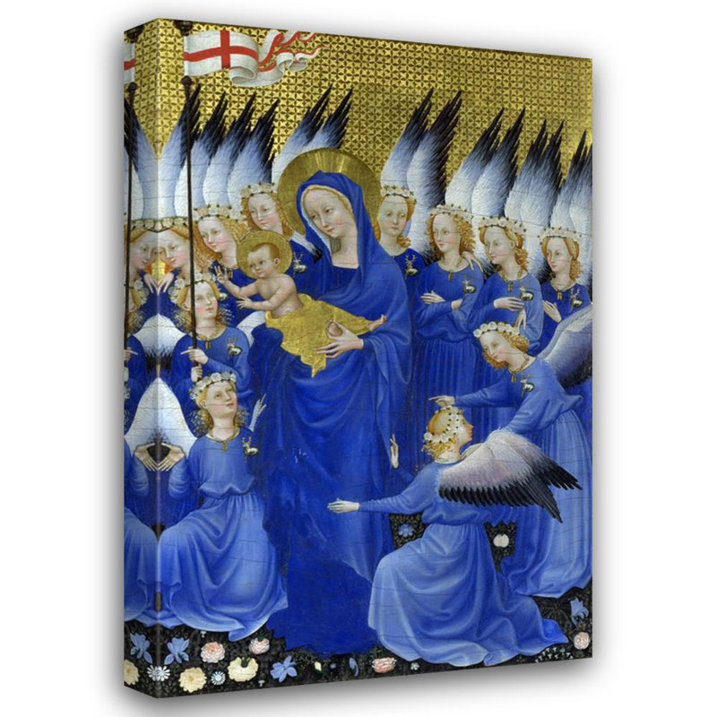 The Diptych Wilton: vierge et enfant (panneau de droite), H 24 po x l 15 po