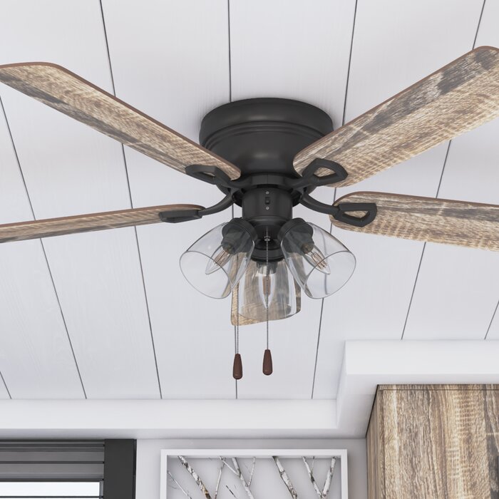 Winston Porter Briteny 52'' Ceiling Fan with Light Kit & Reviews | Wayfair