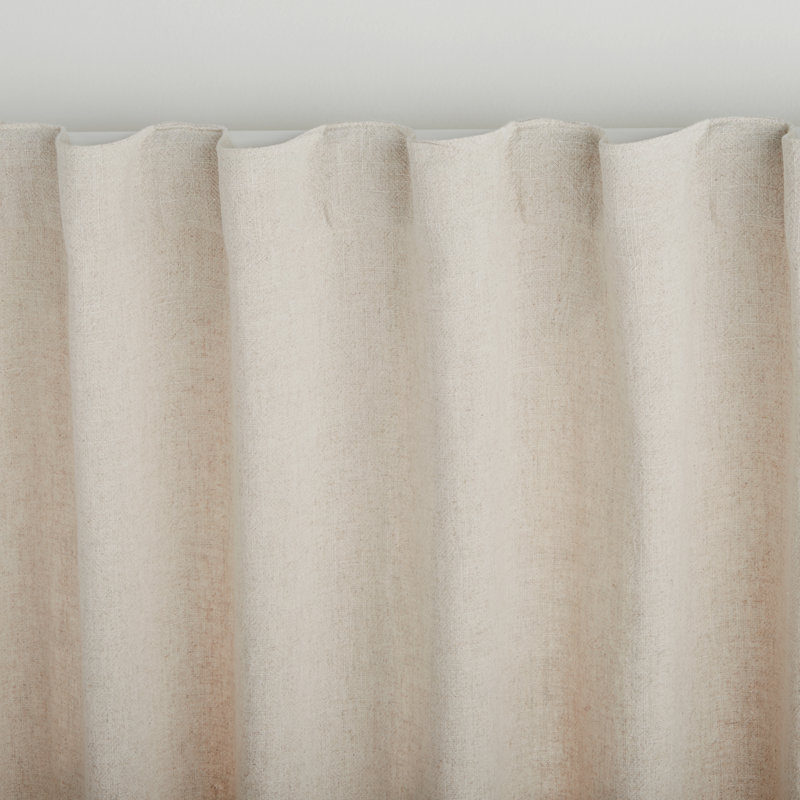 Vincenzo Semi Sheer Single Curtain Panel, 54" W x 96" L
