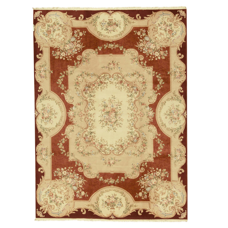 Tapis rectangulaire noué à la main