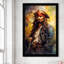 "Johnny Depp As Captain Jack Sparrow" par V2 Design Co., reproduction sur acrylique-88121034