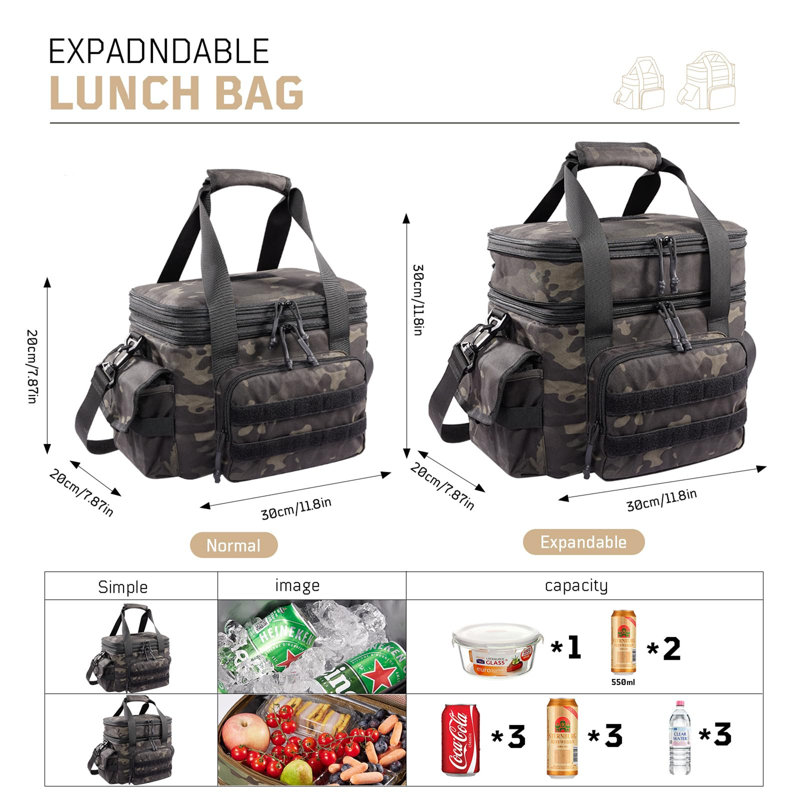 Ebern Designs 24L Picnic Tote Bag Cooler in Grey