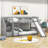Twin Over Twin Wooden Standard Bunk Bed with Slide-324715818
