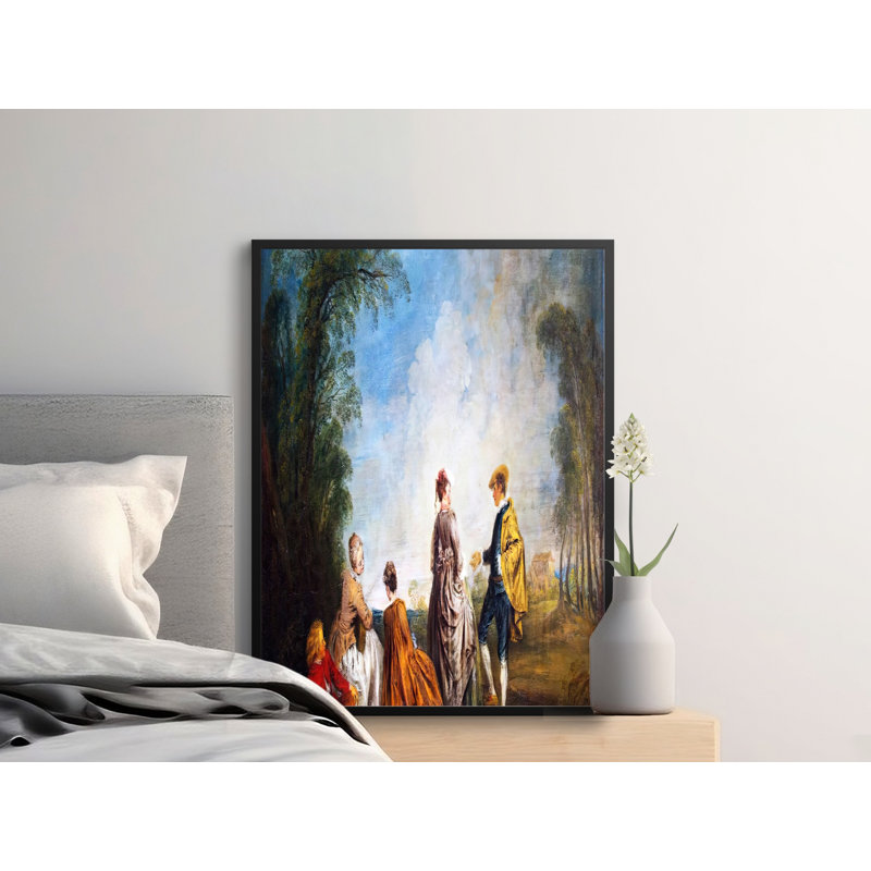 Yeung 1 Piece Floater Frame Wall Art, 9x11