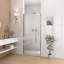 Semi-Frameless Pivot Shower Door with Magnetic Soft-Close and Zero-Leakage Protection