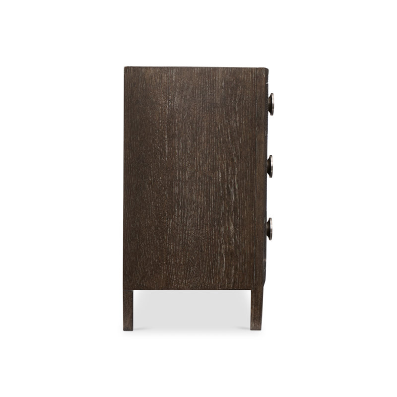 Linea 3 - Drawer Bachelor's Chest, Linea - Cerused Charcoal Finish