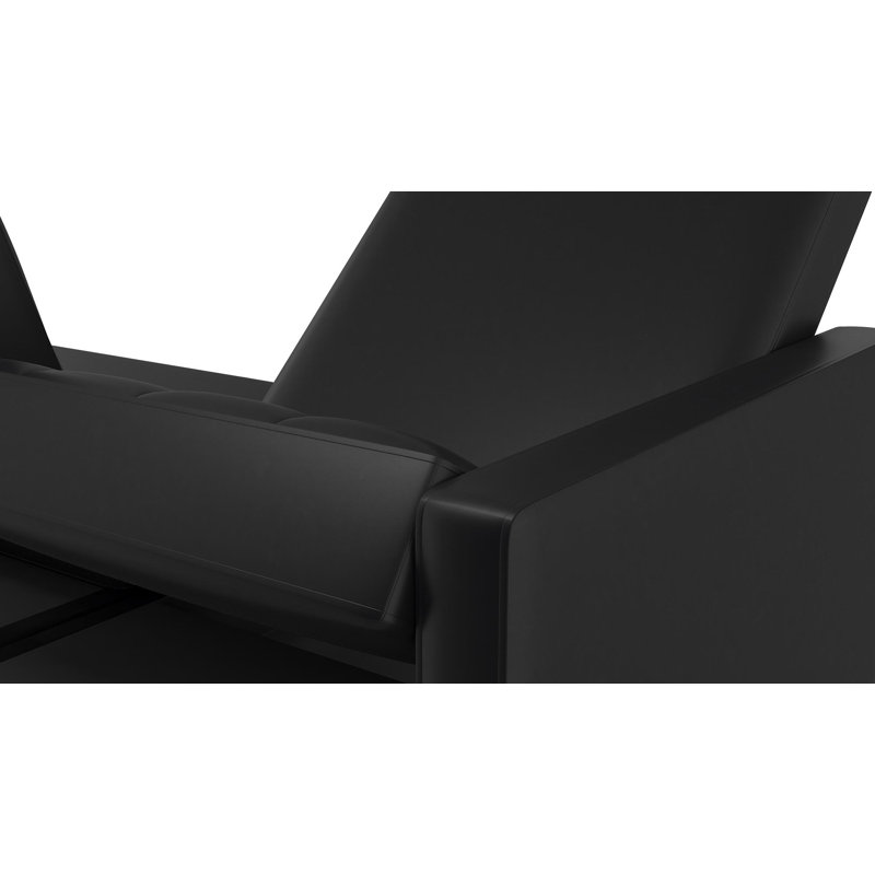 Abram 3 Seater Sofa Bed, Black