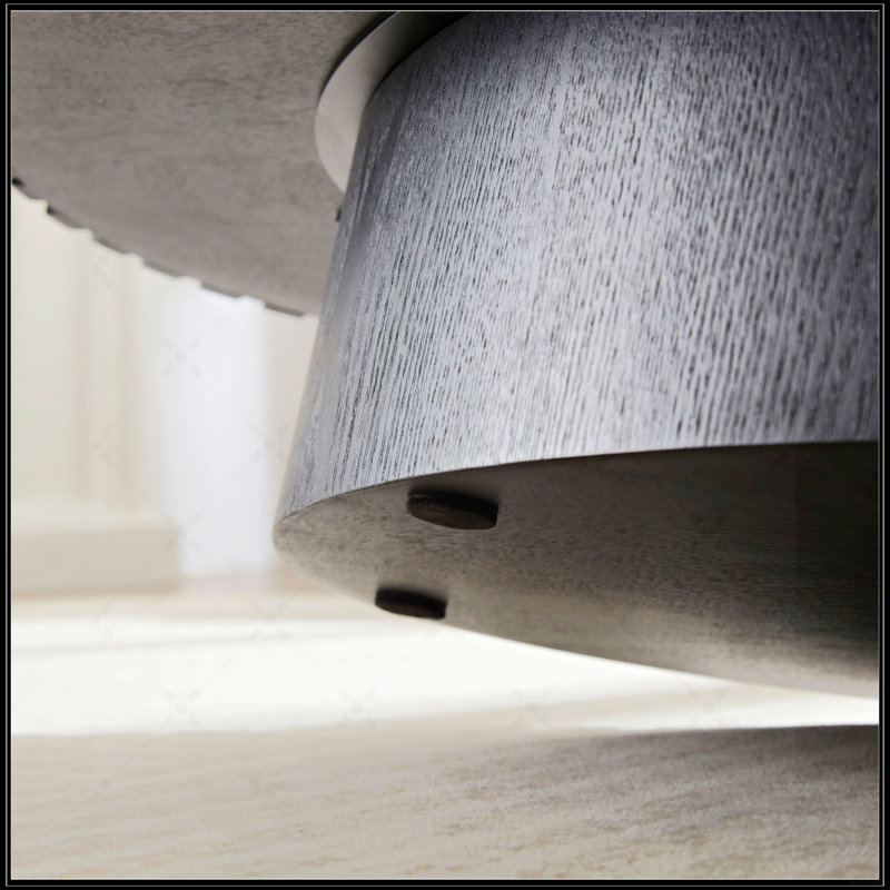 Table basse moderne Modern Handcraft, Noir mat