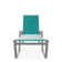 Holna Outdoor Rust-Resistant Metal Chaise Lounge