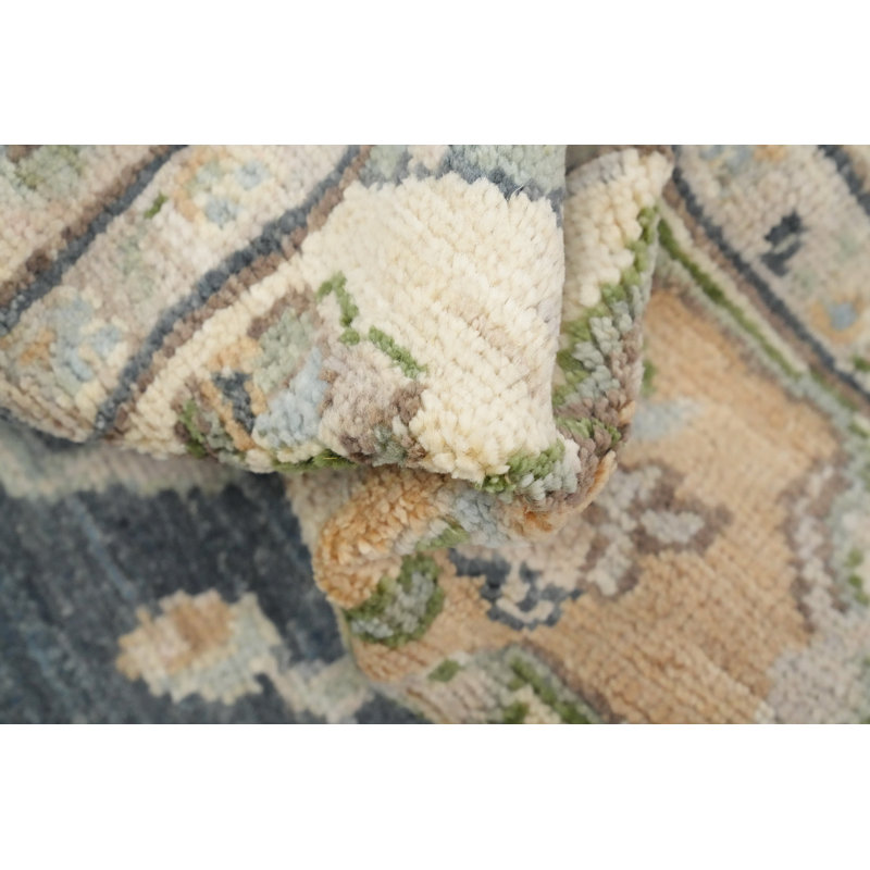 Vegetable Dye Oushak Oriental Rug 5x7