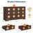6/7 Drawer Boho Dresser, Wooden Chest with Decorative Front & Crystal Knobs for Bedroom-421347295