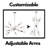 Modern Sputnik Chandelier Lighting 10 Lights With Adjustable Arms-195746095