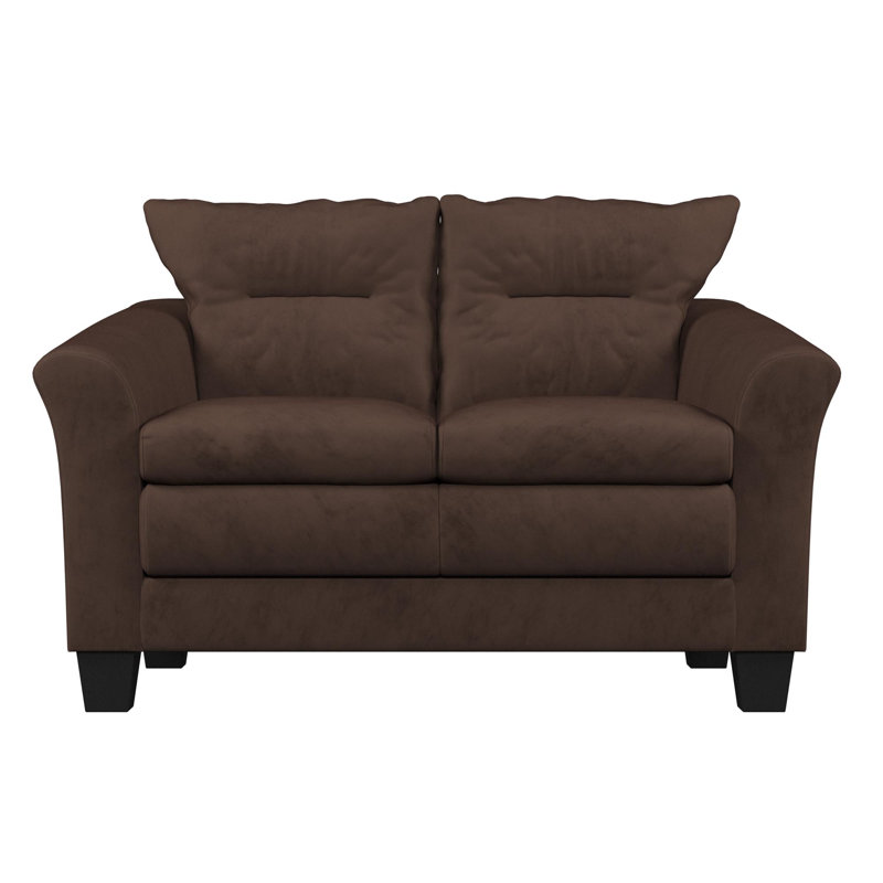 Minhal Upholstered 60'' Loveseat, Bulldozer Java