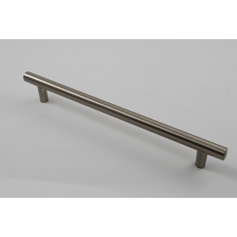 Poignée barre 6 1/4" au centre, Nickel satiné