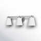Kenn 3 Light Frosted Dimmable Vanity Light
