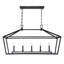 Luminaire suspendu linéaire à 5 lumières à intensité variable Hastings-637763705-559802603