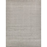 Greek Key Geometric Area Rug in Blue