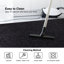 Tapis de couloir noir antidérapant pour salon ou chambre à coucher, 6 pi x 11 pi-1698378113