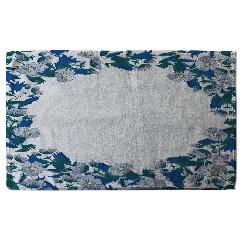 Cotton Floral Waffle Kitchen Towel