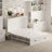 Fold Out Murphy Bed With Nightstands And White Finish