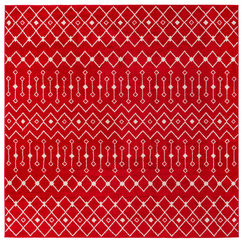 Geometric Indoor Rug, Square 10'
