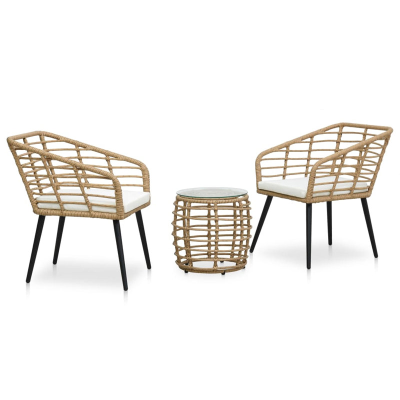 Charley-Jade 3 Piece with Cushions, Oak
