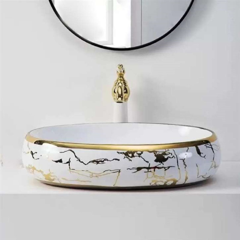 Ensemble de lavabo vasque et capteur de mouvement Gold Touchless par Fontana