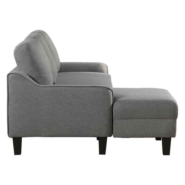 Latitude Run® Abilash 83.75'' Upholstered Sofa Chaise & Reviews | Wayfair