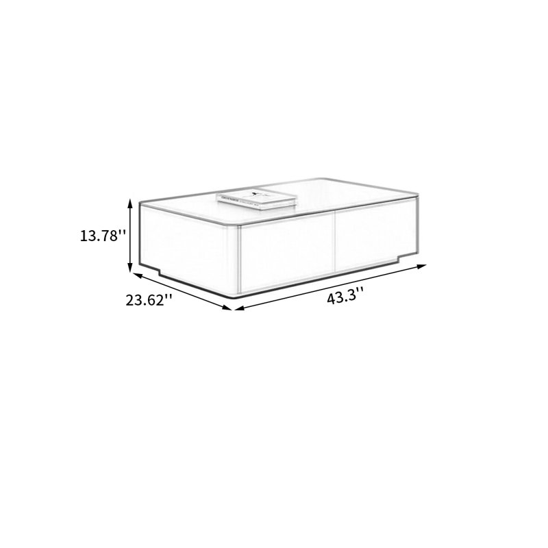 Table basse robuste en bois vert, H 76 cm x l 51 cm