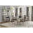 Dedden Retta Silver Faux Leather Upholstered Seat Rectangular Dining Room Set