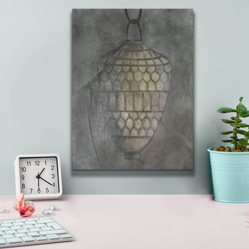 Toile épique Graffiti «Crepe Lantern 1» par Vanna Lam, 12 po x 16 po, H 16 po x l 12 po