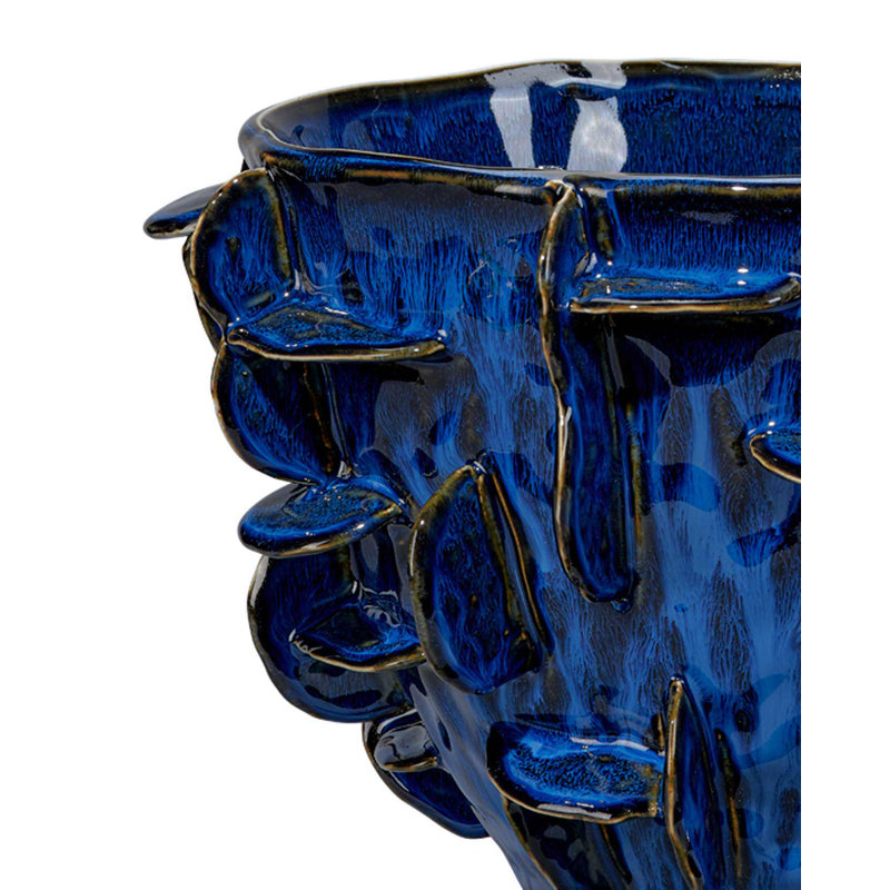 Helios Handmade Ceramic / Porcelain Table Vase, Blue
