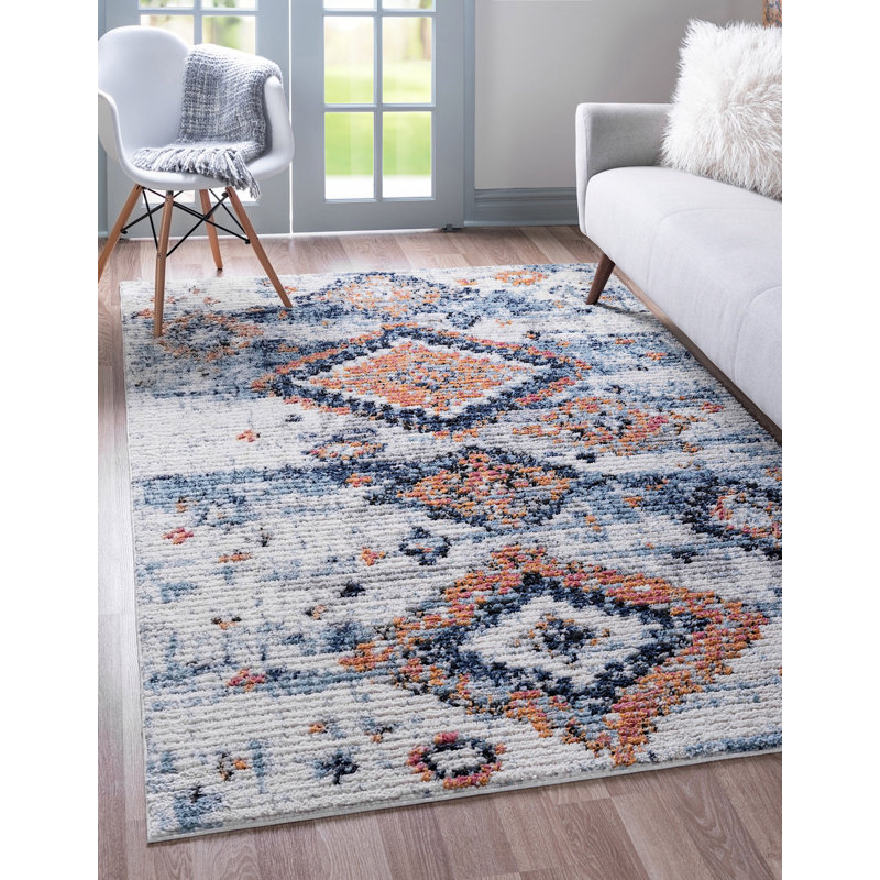 Victorville Abstract Indoor Rug, Rectangle 9' x 12'