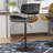 Aliane Swivel Upholstered Adjustable Height Counter Stool with Metal Frame-20318860