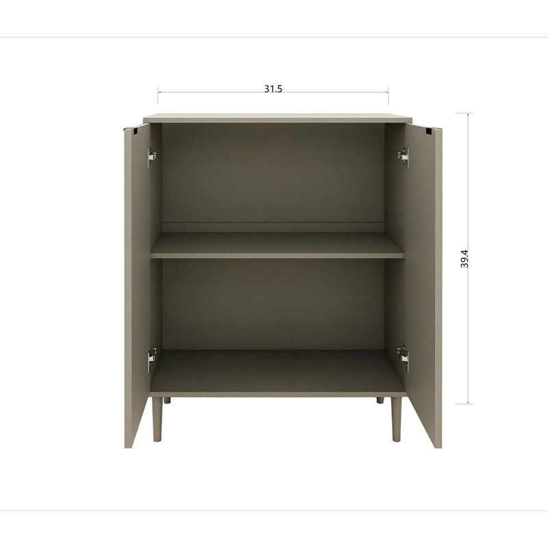 Élégante armoire de cuisine moderne pour le rangement et le style, bois d'ingénierie gris antique, 32,38 po de profondeur, 15,67 po de largeur, 38,75 po de hauteur