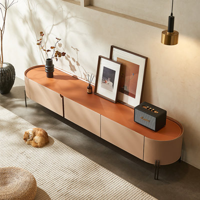 Italian light luxury style TV stand