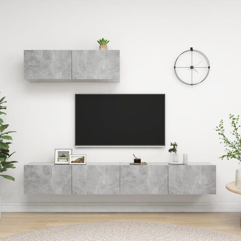 Ninad Unfinished Floating TV Stand for TVs up to 24"