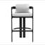 Tabouret de bar d'extérieur en aluminium Pula, ensemble de 2 chaises de bar