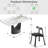 5-Piece Modern Rectangular Sintered Stone Dining Table Set With 4 Faux Leather Chairs-116240187-116240190-116240191