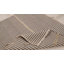Rug & Kilim’S Accent Kilim With Textural Gray And White Stripes, Cream Accent
