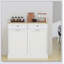 Carielle - Armoire poubelle de cuisine à deux tiroirs et deux compartiments inclinables-2113674664