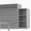 Lit escamotable avec tiroirs de rangement et tablettes pour chambres d'amis, chambres à coucher-1164148492-1164148489