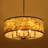 24-inch 6-Light Capiz Shell Drum Chandelier-182572051