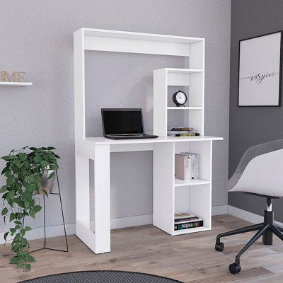 Bureau d'écriture avec tablettes et huche