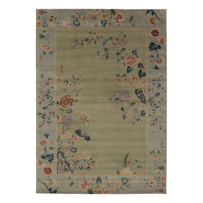 Art Deco Handmade Wool Area Rug