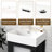 20.51-Inch Bathroom Vanity With Solid Wood Legs, Ceramic Sink, Hinges, Modern Design Compact 20-Inch Ample Storage, Soft-Close Door, Contemporary Minimalist Look