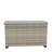 Grey Wicker Patio Furniture Storage Box