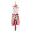 Christmas Apron Christmas Gingham Cotton Apron Sets