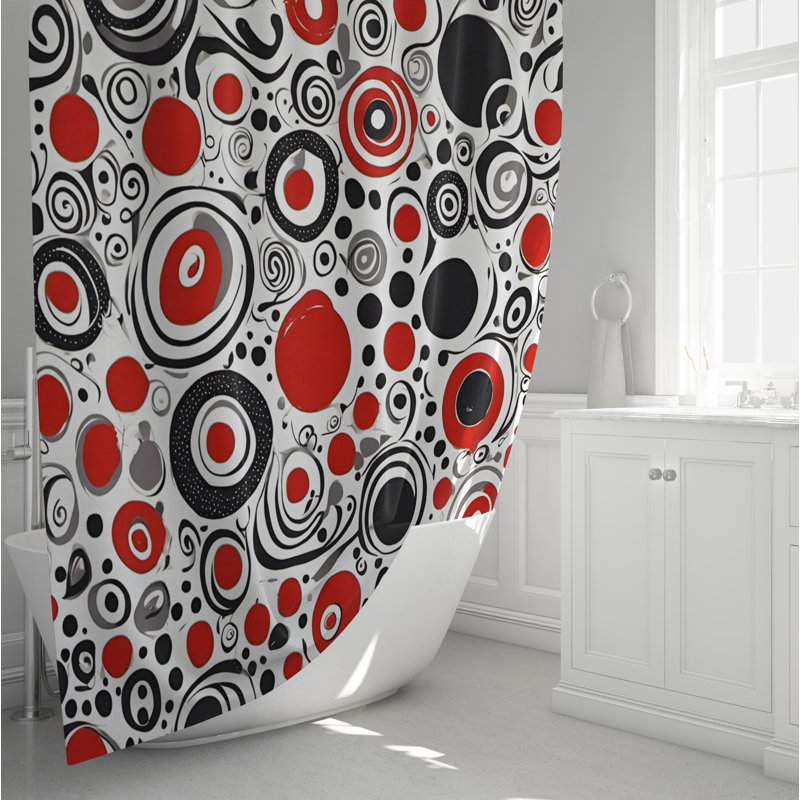 Rideau de douche Feaster, H 72 po x l 70 po
