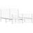 Metal Bed Frame with Headboard & Slats, No Mattress, Easy Assembly-116091939-116091935